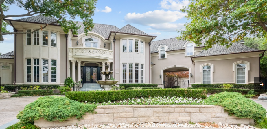 Luxury Mediterranean-style estate home in Lakeside on Preston, Plano, Texas