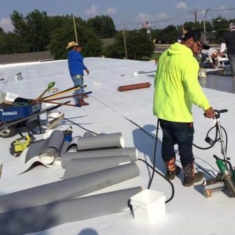 Commercial TPO Roof Install